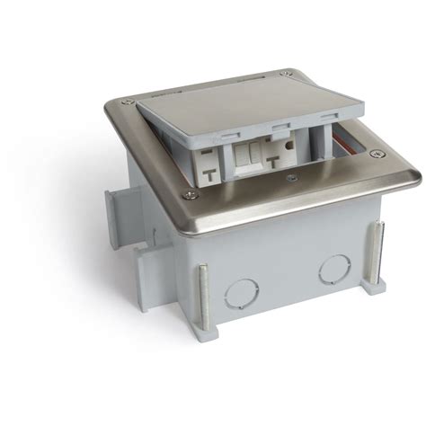 electric floor box assembly|outdoor electrical outlet box weatherproof.